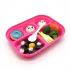 Leakproof 5 compartment food container baby lunch box set for kids