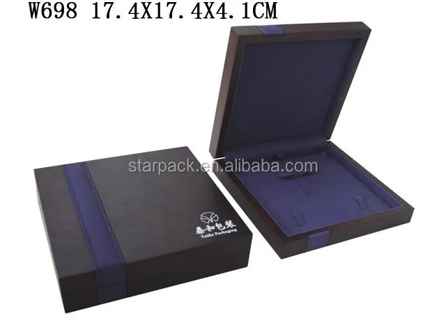and purple leather packing wooden jewelry gift box for ring