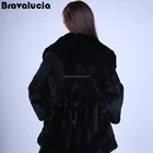 fox fur collar black color rex rabbit fur natural fur coats women