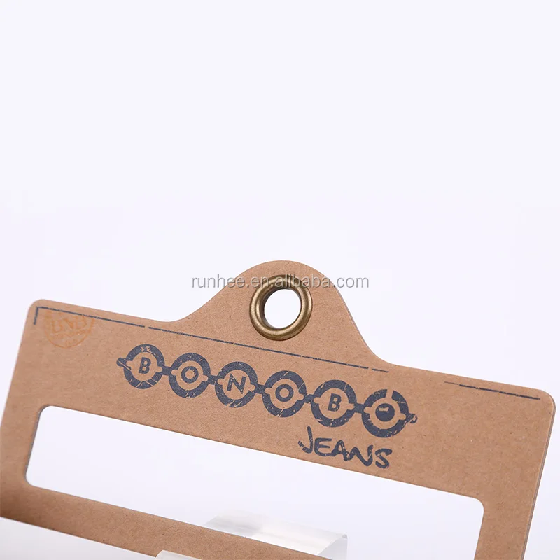 Recycled Paper Cardboard Scarf Hangers Customizable Size For Multi Season Use