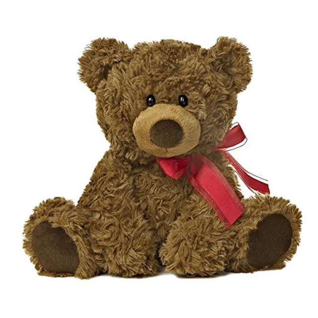 Dark Brown Sitting Bear Stuffed Animal/plush teddy bear giveaways