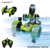 Bricstar double sided running amphibious vehicle shantou 3 wheel stunt car 360 can play in water & on land