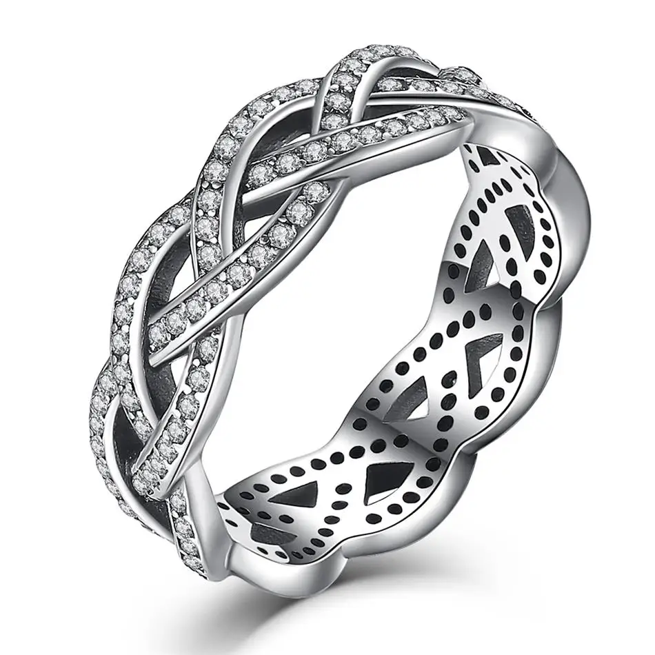 Fashion 925 Sterling Silver Ring Cubic Zircon Stackable Twisted Ring For Woman Silver Jewelry Gift
Fashion 925 Sterling Silver Ring Cubic Zircon Stackable Twisted Ring For Woman Silver Jewelry Gift