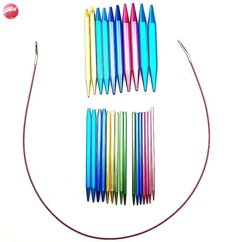 Wholesale Comfort Safe Metal Circular Knitting Needle With Removable Wire, Colorful
Wholesale Comfort Safe Metal Circular Knitting Needle With Removable Wire, Colorful