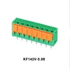 5.08mm 2 way quick connect lighting test insulated spring terminal block connectors KF142V KF142R