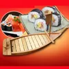 Japanese style wooden sushi boats serving tray wholesale