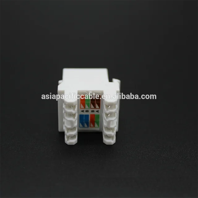 cat6a rj45 utp keystone jack 8p8c 90 degree modular jack/amp