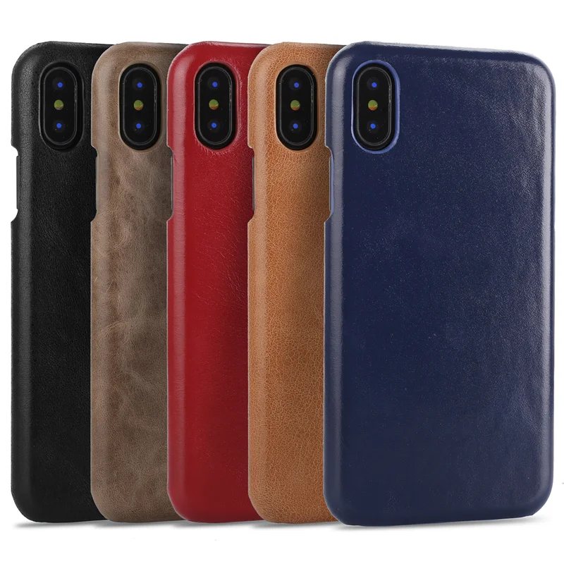 Premium Quality Retro Design Matte Cowhide Genuine Leather Back Phone Case for iPhone X XS XR XS Max, Clear
Premium Quality Retro Design Matte Cowhide Genuine Leather Back Phone Case for iPhone X XS XR XS Max, Clear