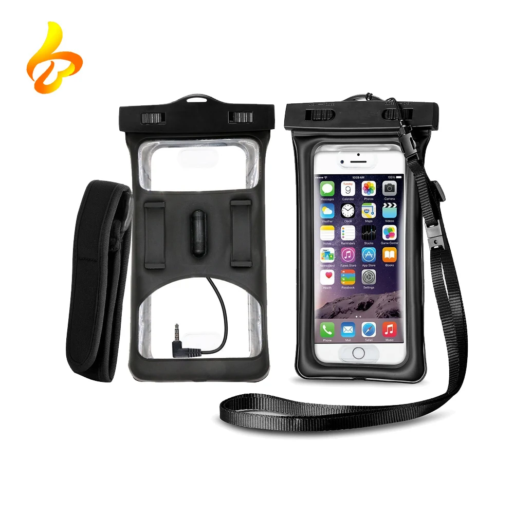 Top Quality Cellphone Dry Bag Universal Waterproof Case PVC Bag With Armband and Audio Jack
Top Quality Cellphone Dry Bag Universal Waterproof Case PVC Bag With Armband and Audio Jack