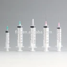 Disposable Medical Plastic Luer Lock Syringe With Needle