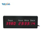 1 inch 10 digit led days, hours, minutes, seconds mini countdown clock