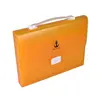 Custom logo File Folder Case with handle for school and office in A4 size