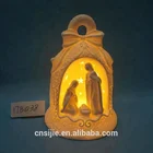 Pottery Nativity Set Manger Holy Ceramic Christmas Nativity Mangers