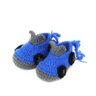 Cartoon Cars Style Handmade Crochet Baby Boy Shoes
