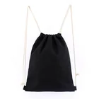 Durable Cotton Canvas Drawstring Backpack Bag