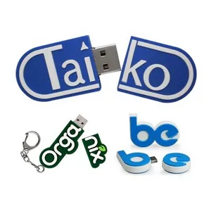 promotional gift pu pvc usb pendrive pen drive custom logo