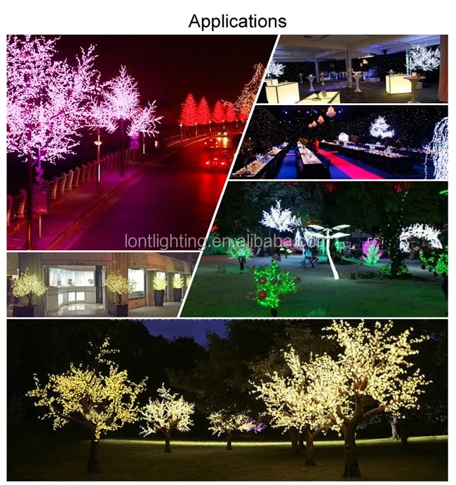 Newest design outdoor indoor wedding decoration led decorative tree projection light