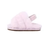 High quality Baby Kid sheepskin cute slippers indoor outdoor