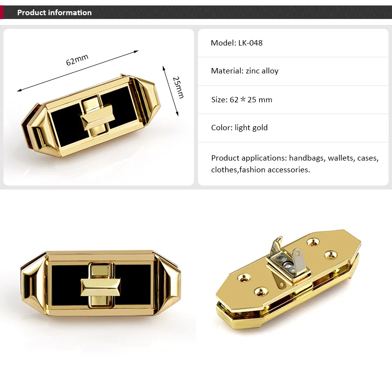 Bag Accessories Twist Lock