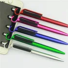 Best Selling multi function pen Branded Screen Cleaner active stylus 4 in 1 Pen with phone stand for mobile phone