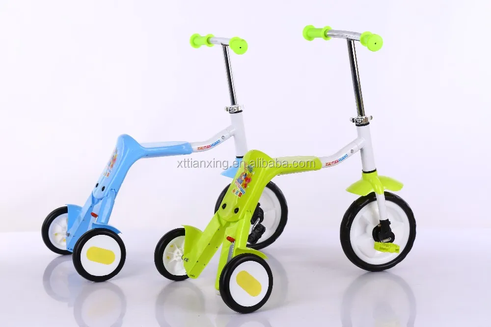 2016新しいモデル安い価格3輪セルフバランシング子供足キックスクーター/3 in1childキッズおもちゃプロ3ホイールミニミルコスクーター仕入れ・メーカー・工場