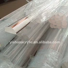 guangzhou customized specification and customized length clear acrylic rod