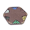 Wood Chinese checkers marbles board game manufacturer