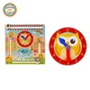YHHM081 RDT Kids Early Intelligence Multipurpose Wood Cartoon Owl Clocks Month Week Time Weather Recognition Number Learn Toys