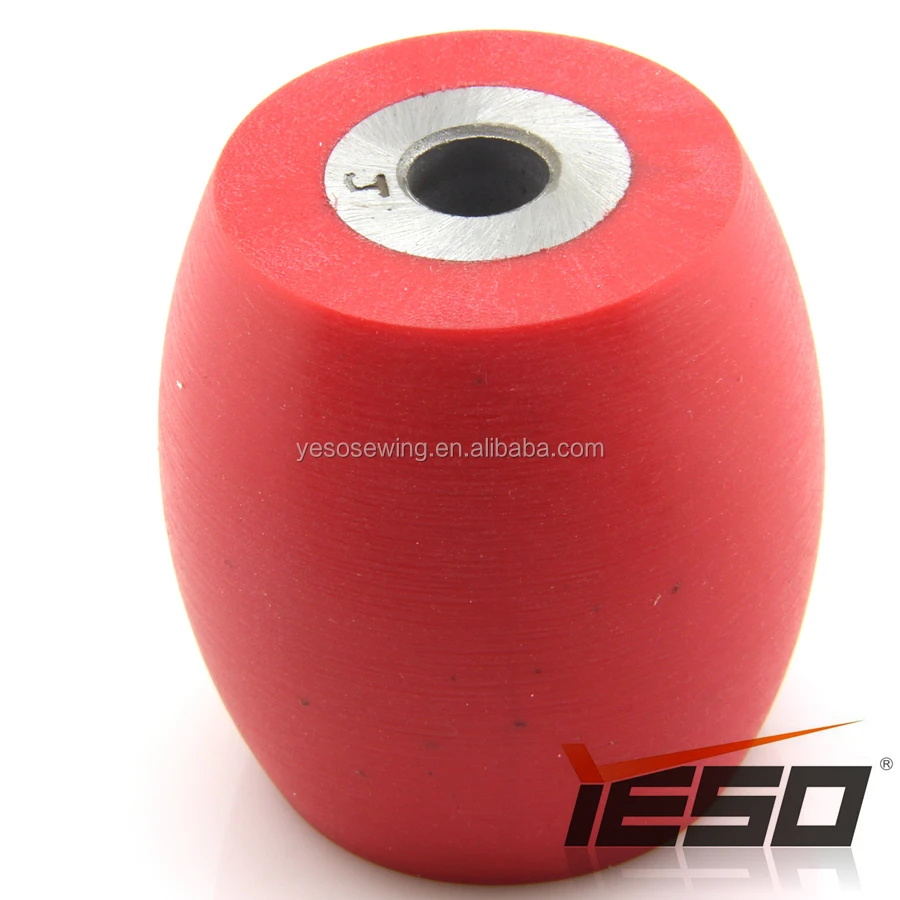 Sewing Tools M4071-1A Yellow Rubber Roller 801 Leather Skiving Machine Part Atom Fortuna Flecksteel Tecon Asahi Nippy Machine Parts
