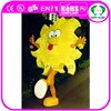 HI CE adult sun costume with big smiling face, cheap sun mascot costume for advertising