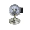 Diaphragm seal electric contact flange type dry pressure gauge manometer