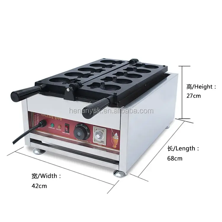 Electric Taiyaki Maker Mini Bear Shape Waffle Maker Machine