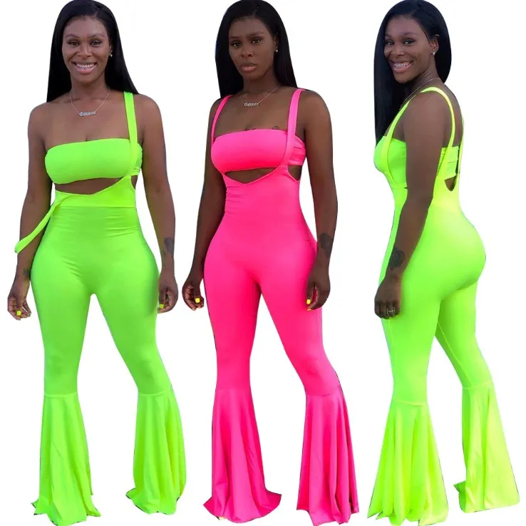 Pure color Bell-bottom pants and strapless vest suit trousers women 2 piece set clothing, As pictures
Pure color Bell-bottom pants and strapless vest suit trousers women 2 piece set clothing, As pictures