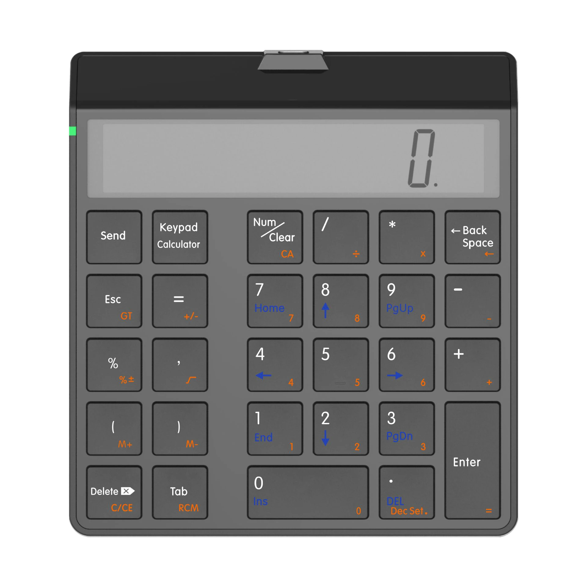 Digital mini keyboard wireless laptop tablet PC desktop general 28 keys number keyboard with Calculator, Black
Digital mini keyboard wireless laptop tablet PC desktop general 28 keys number keyboard with Calculator, Black