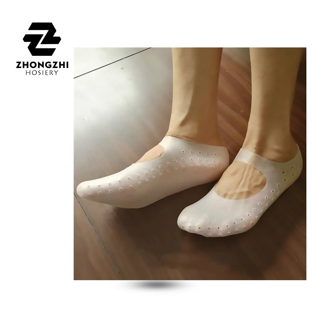 Spa Gel Sock Silicone Gel Heel Cups Shoe Inserts for Plantar Fasciitis Sore Heel Pain
Spa Gel Sock Silicone Gel Heel Cups Shoe Inserts for Plantar Fasciitis Sore Heel Pain