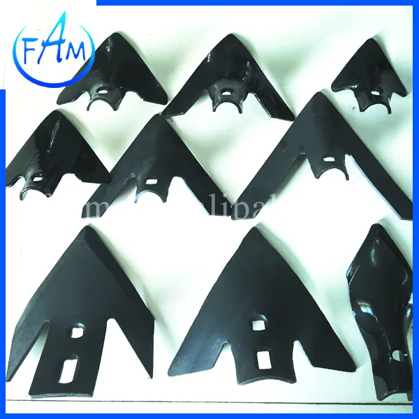 Kubota mower parts,Cultivator point,Plough point for agricultural machines