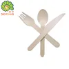 birch wooden cutlery in poly bag