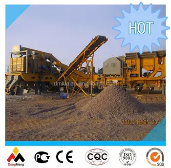 Quarry equipments mobile stone crusher machine price in China