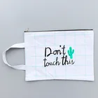 Different new design cotton zipper money bag with wallet handle