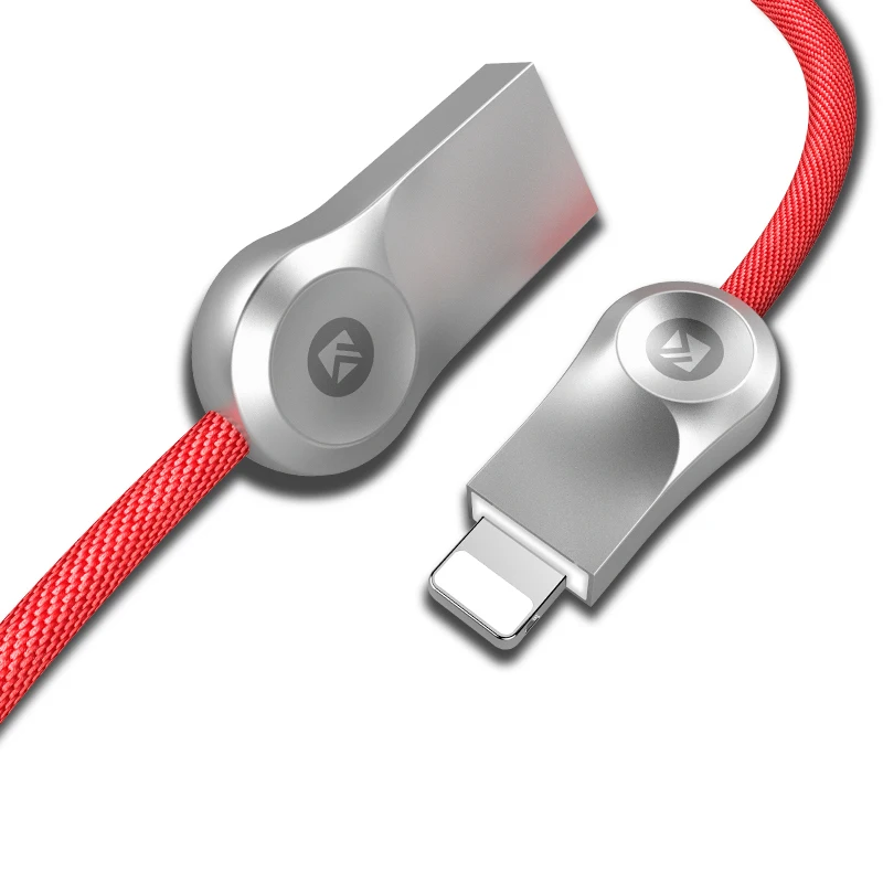 Free Shipping 1M Zinc Alloy USB Cable with LED Light FLOVEME Fast Charging Phone Cable
Free Shipping 1M Zinc Alloy USB Cable with LED Light FLOVEME Fast Charging Phone Cable