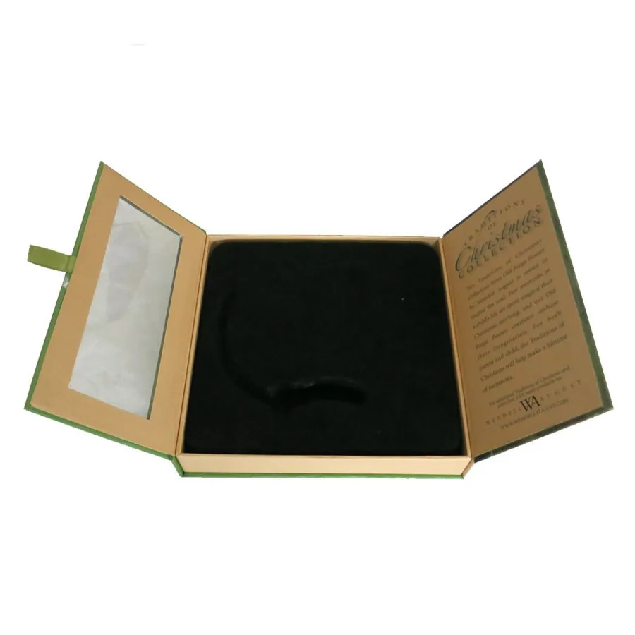 high quality custom accessories gift box for brooch with blac