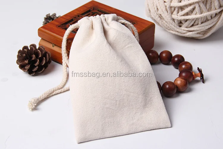 high quality custom original canvas drawstring bag cotton