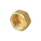 Female Cap 1/2" Inch Forged Brass Fittings Hydraulic For Pex-Al-Pex Pipe