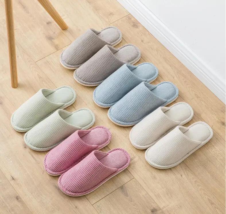 Z62 Cotton Slippers Plush Striped couple House Shoes Indoor Outdoor Anti-Skid Shoes Plus Size 39-45
Z62 Cotton Slippers Plush Striped couple House Shoes Indoor Outdoor Anti-Skid Shoes Plus Size 39-45