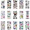 new fashion water proof lady butterfly temporary tattoo design