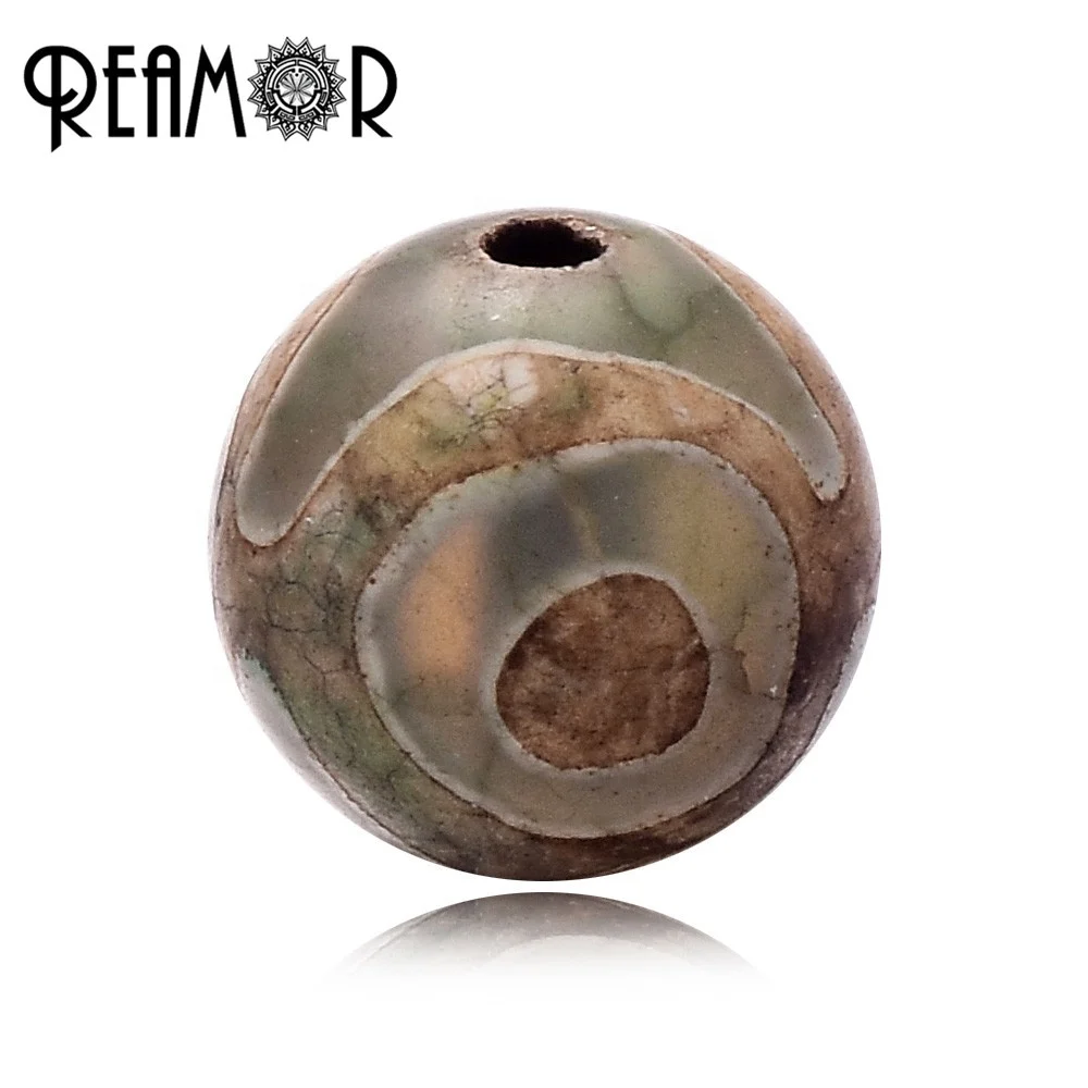 REAMOR 10mm/8mm/6mm Tibetan Style Natural Dzi Stone Strand Beads Round Loose Bead For Bracelet Jewelry Making Wholesale
REAMOR 10mm/8mm/6mm Tibetan Style Natural Dzi Stone Strand Beads Round Loose Bead For Bracelet Jewelry Making Wholesale