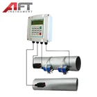 wallmounted type water flowmeter clamp-on type ultrasonic flow meter