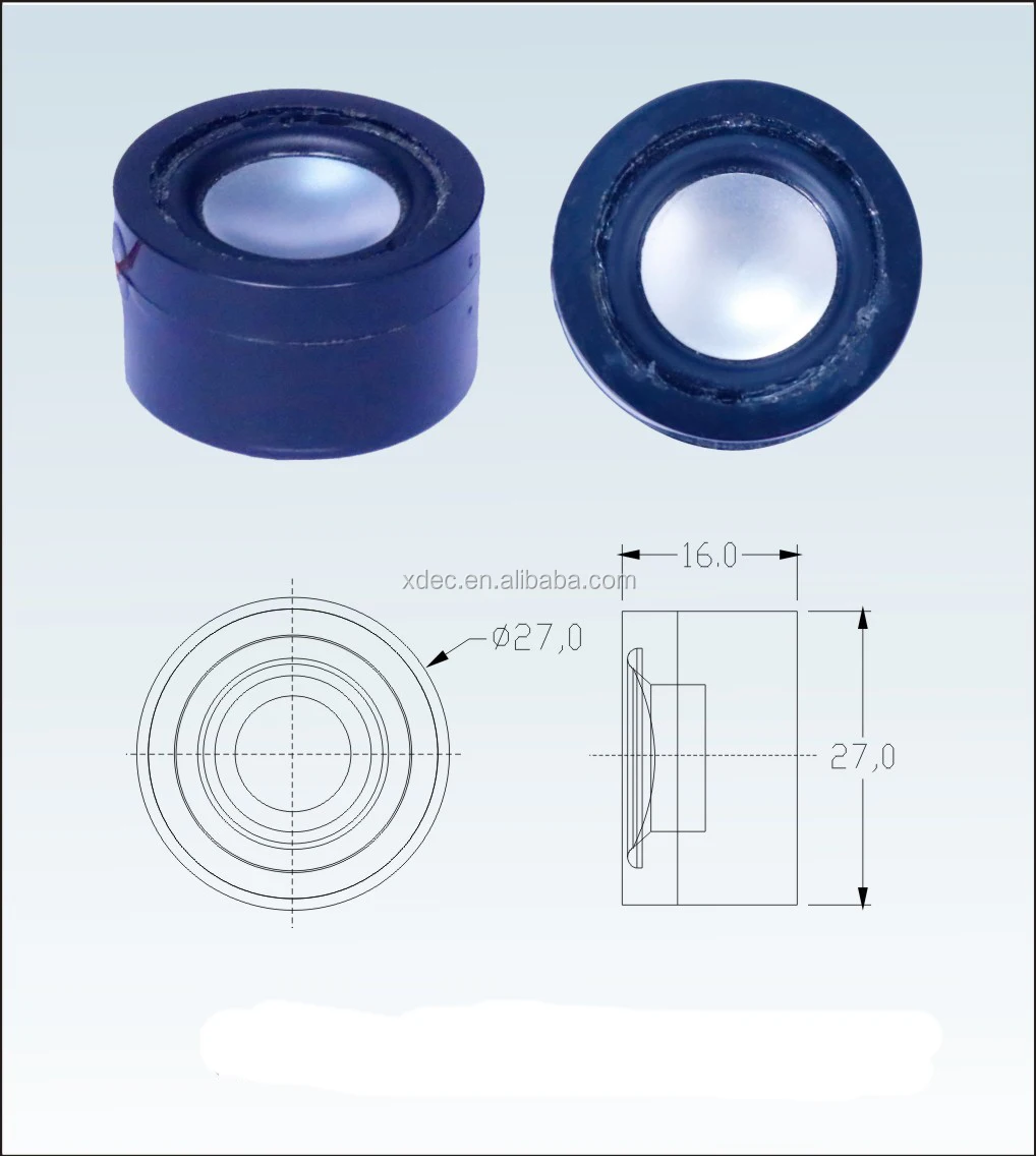 XDEC speaker 4ohm 2w soundbox speaker full range 27mm multimedia speaker box - ANKUX.COM