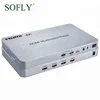 Full HD 1080p 3D audio video player HDD 4-ways HDMI media player