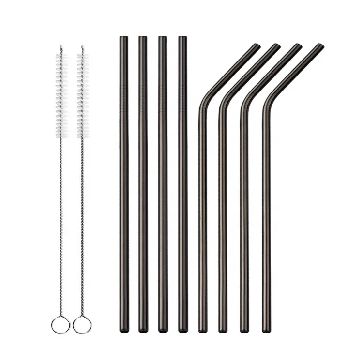 6mm Black Colored Metallic Reusable Straws Stainless Steel Straight Bent Eco Friendly
6mm Black Colored Metallic Reusable Straws Stainless Steel Straight Bent Eco Friendly